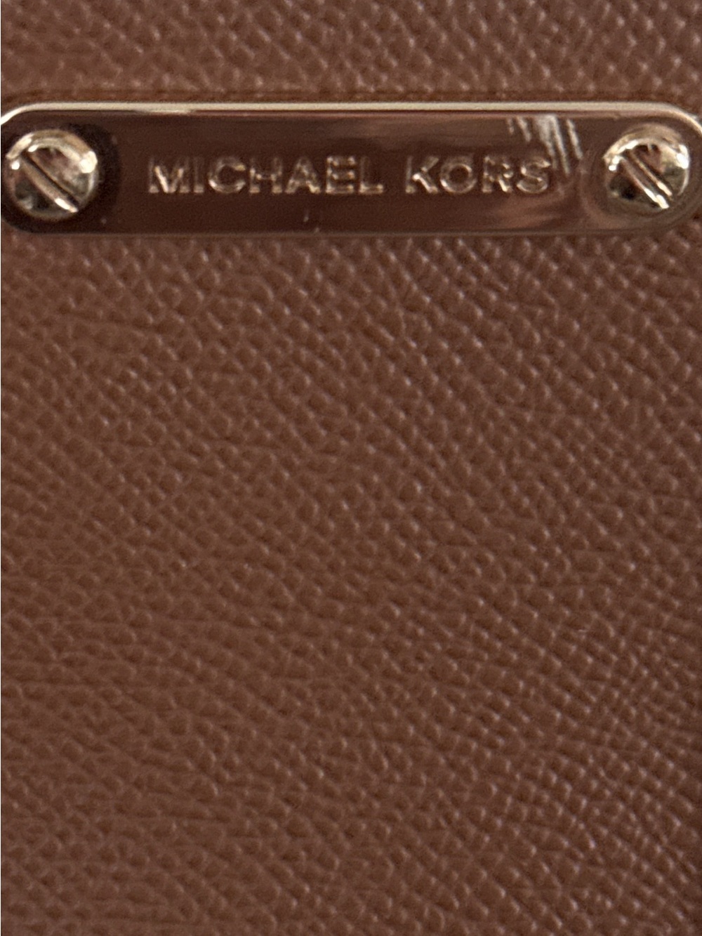 Michael Kors Signature Logo Belt Bag / Fanny Pack in the Classic Brown & Tan! - Picture 3 of 14
